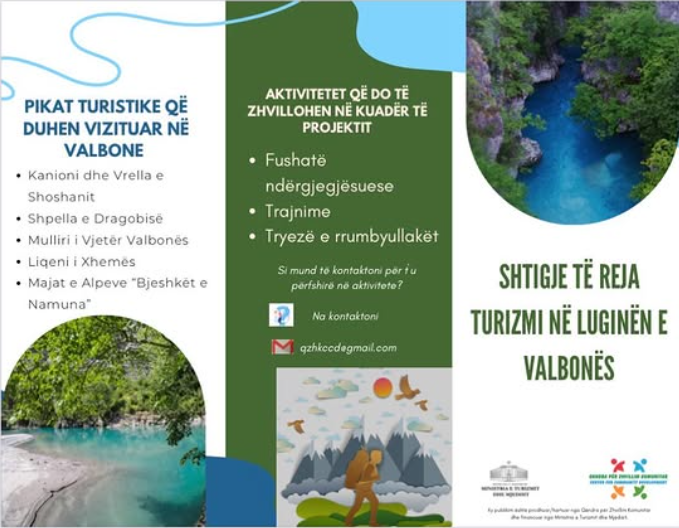 Broshurë me pikat turistike të Valbonës